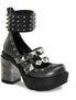 SINISTER-62 Chromed Spike Boots