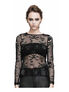 skull-n-bones mesh net shirt