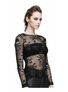 skull-n-bones mesh net shirt