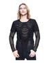 Men's Slashed Mesh Top