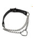 Heart and Chain Leather Choker
