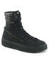 SNEEKER-270 Zippered Canvas Sneaker Boots