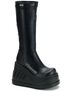 STOMP-300 Black Platform Boots