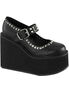 SWING-03 Black Platform Shoes