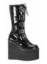 SWING-220 Black Platform Boots