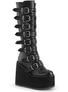 SWING-815 Black Metal Boots