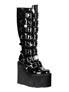 SWING-815 Black Patent Boots