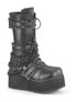 Trashville-138 Men's Platform Boots with Chains