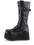 TRASHVILLE-520 men's 17 eyelet platform boots