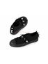 TYRANT-04ST Black Spiked Sneakers