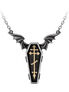 Undying Homage Coffin and Skeleton Necklace