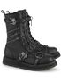 Demonia Valor-240 Skull Buckle Combat Boot