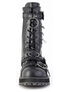 Demonia Valor-240 Skull Buckle Combat Boot