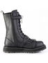 Demonia Valor-240 Skull Buckle Combat Boot