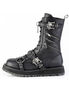 Demonia Valor-240 Skull Buckle Combat Boot