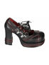 VAMPIRE-03 Red Laceup Shoes