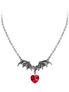 Vampire Loveheart Pendant Necklace
