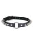 O-ring and Spike Leather Choker