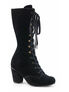 VIVIKA-205 Black Velvet Boots