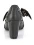 VIVIKA-32 Wingtip Bat Buckle Maryjane pumps