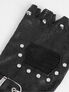 Wasteland Spiker Gloves - Fingerless Punk Gloves