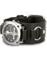 WB2R Black Leather Watchband