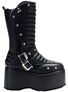 WICKED-701 Black Platform Boots