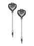 Witches Heart Earring Studs