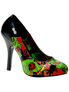 ZOMBIE-04 Black Graffiti Pumps