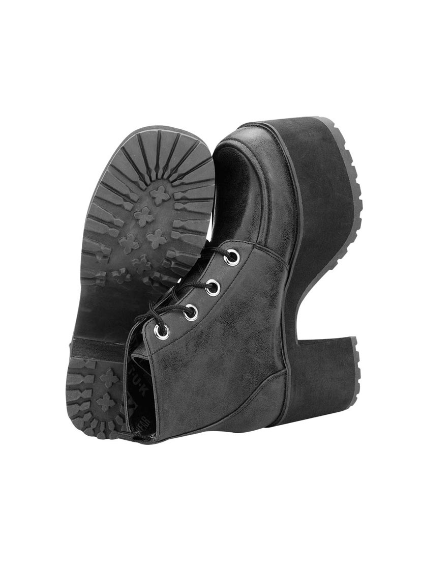 T.U.K. A8663L - Black Vegan Boots