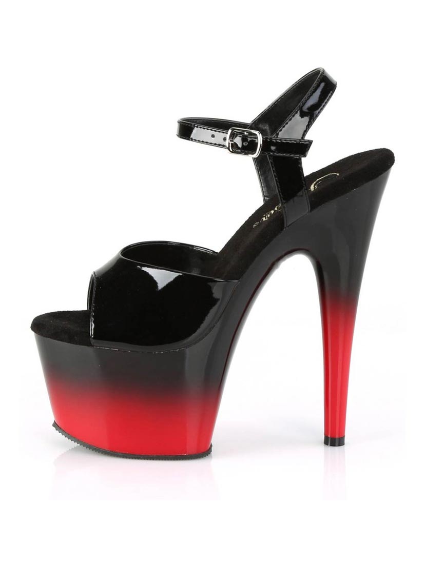 ADORE-709 Black and Red High Heels