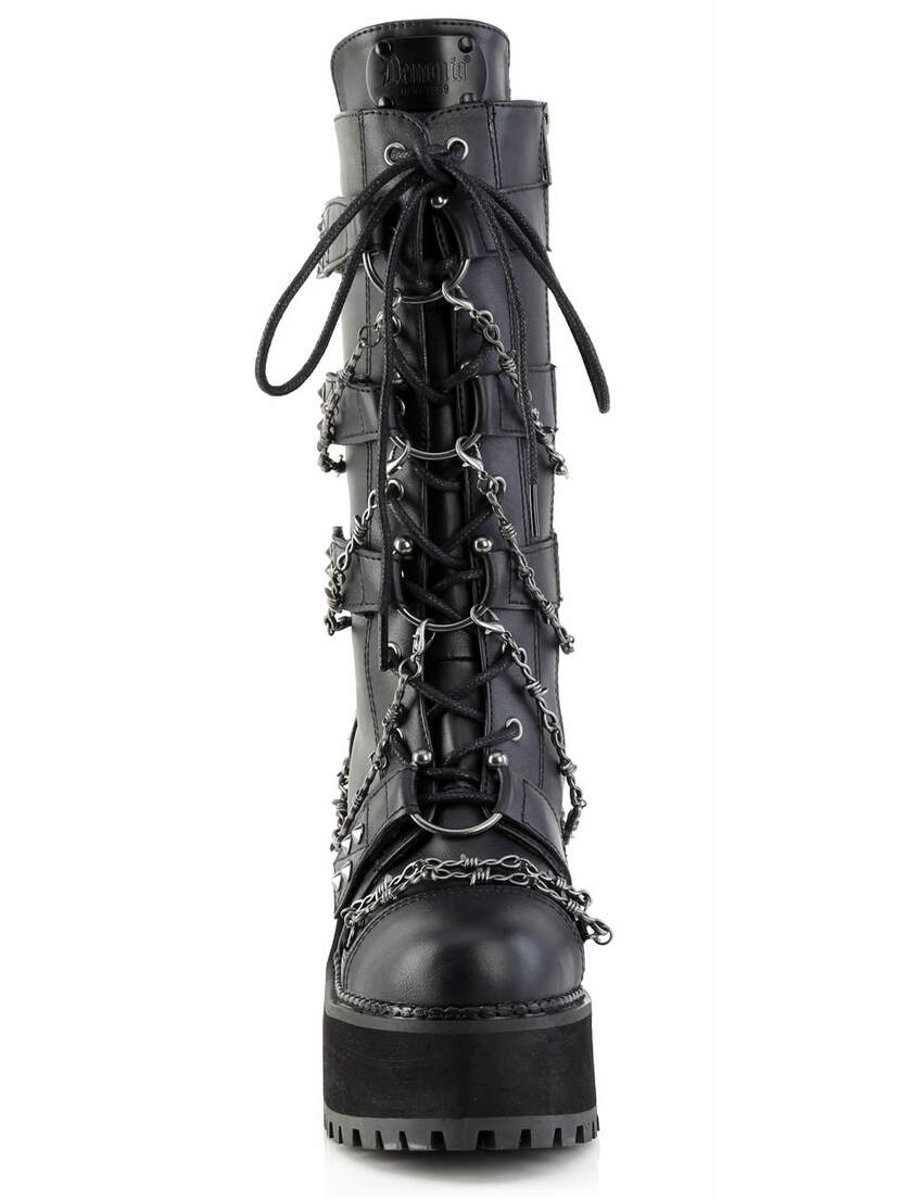 ASSAULT-117 Women's Boots with Barbwire