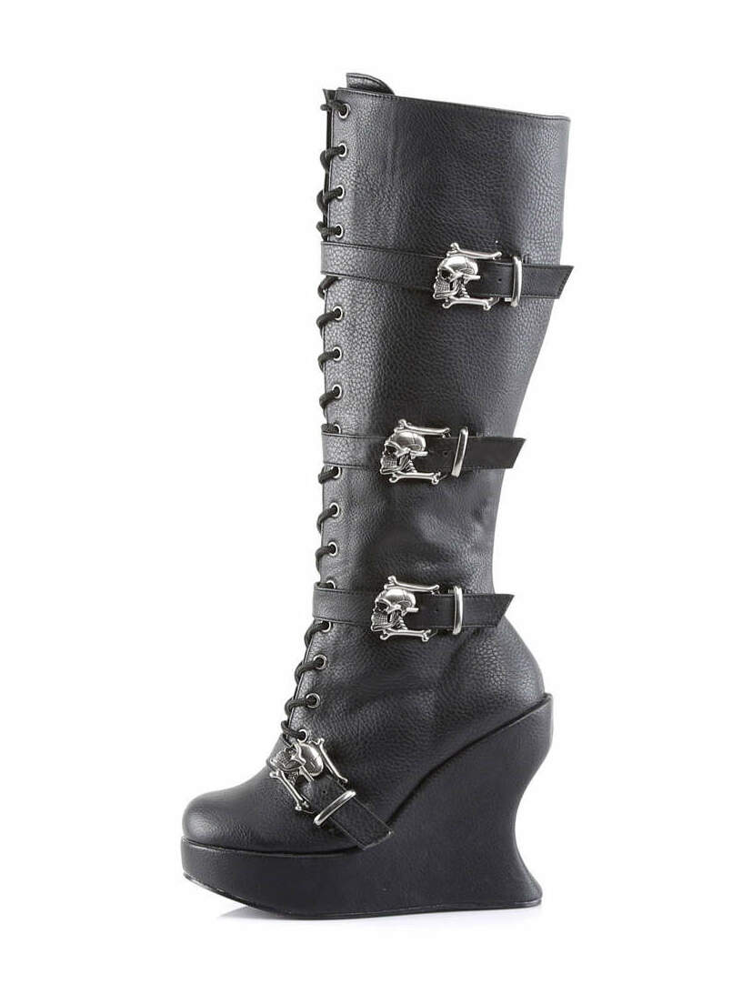 Bravo-109 Skull Buckle Boots Bravo-109 Skull Buckle Boots