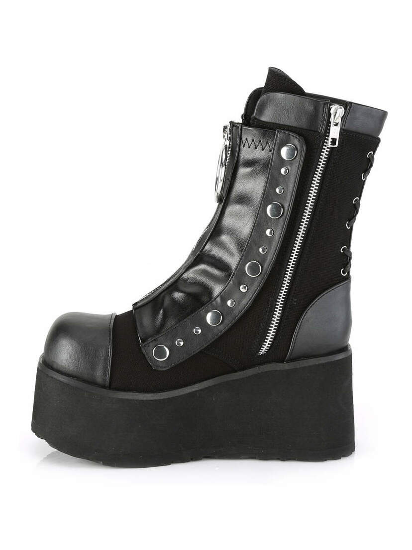 CLASH-206 Canvas Platform Boots
