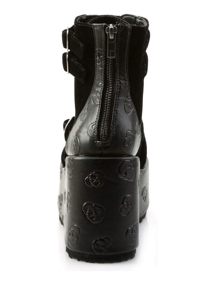 Demonia CONCORD-55 Skull Platform Boots