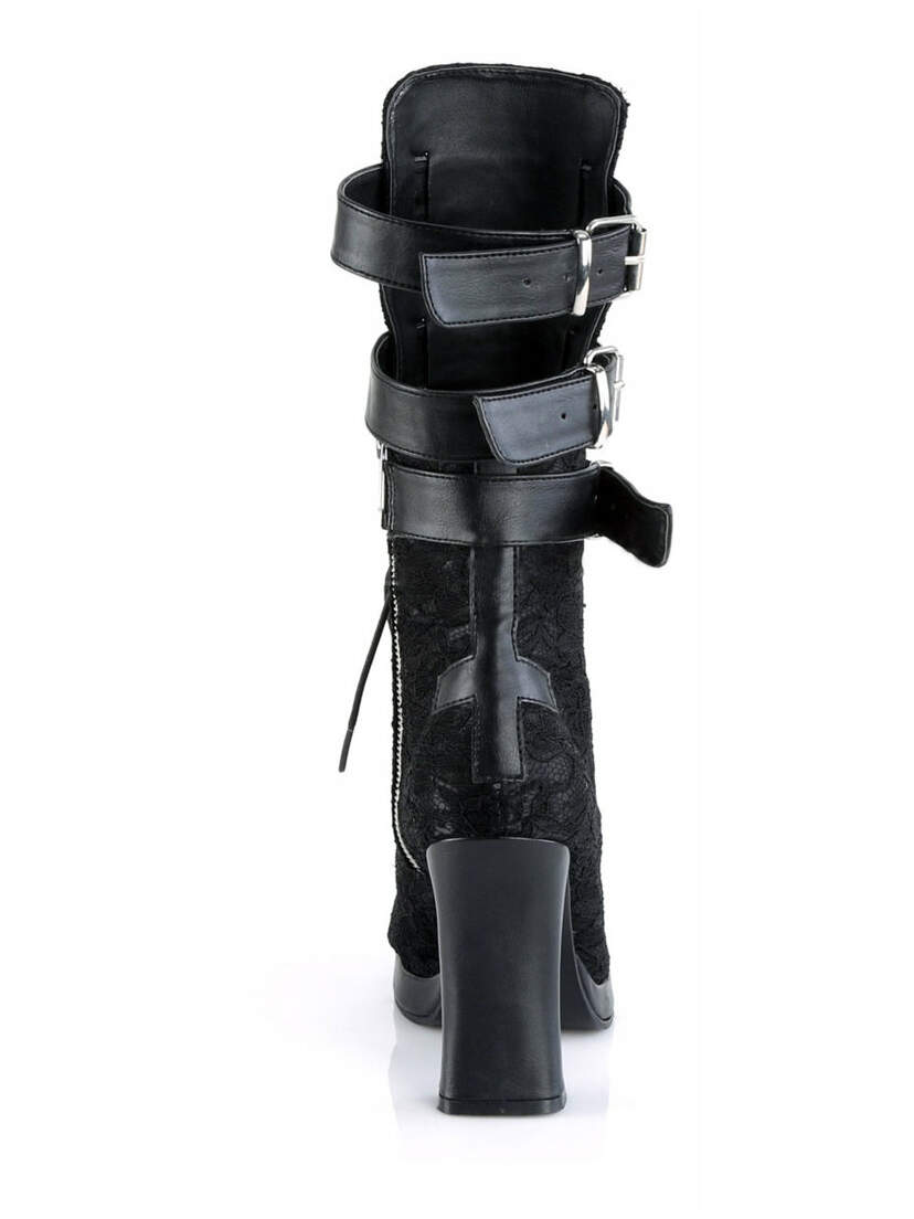 CRYPTO-61 4 inch high heels by Demonia