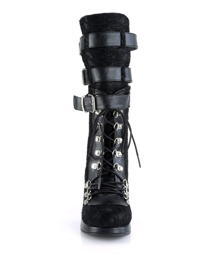 CRYPTO-61 4 inch high heels by Demonia