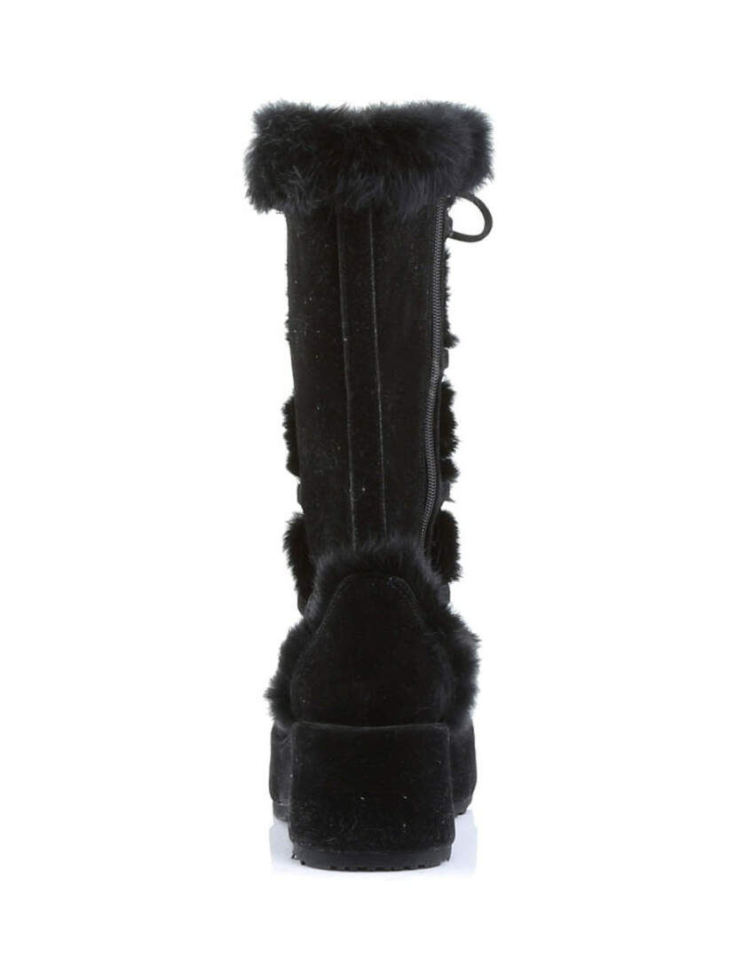 CUBBY-311 Black Suede Boots
