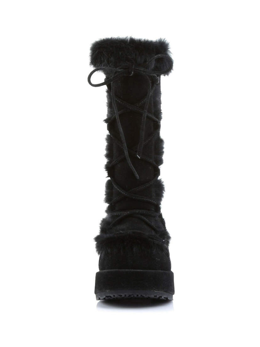 CUBBY-311 Black Suede Boots