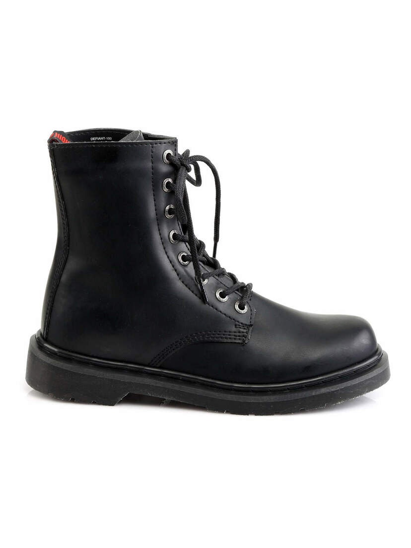 DEFIANT-100 Black Combat Boots
