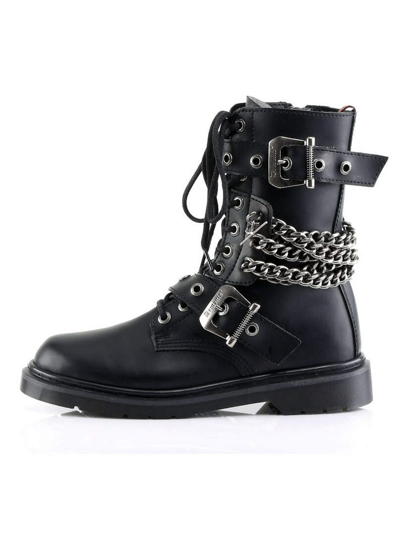 DEFIANT-204 Black Combat Boots