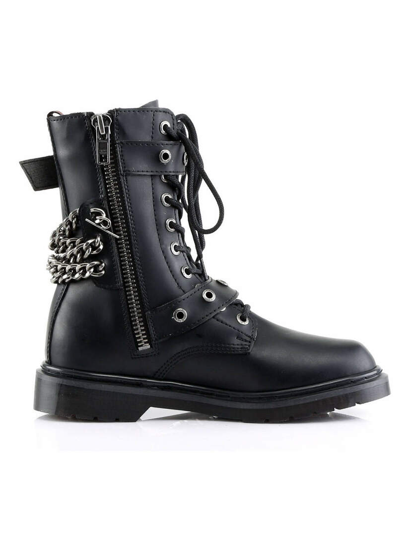 DEFIANT-204 Black Combat Boots