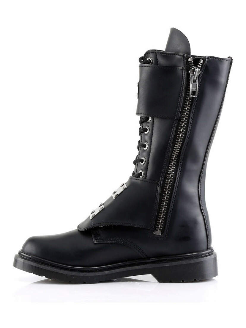 DEFIANT-302 Black Combat Boots