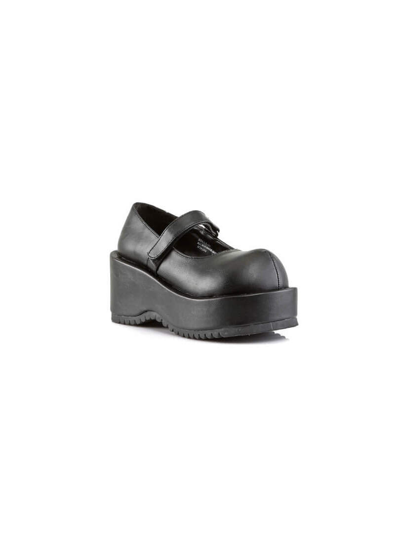 DOLLY-01 Black PU Shoes