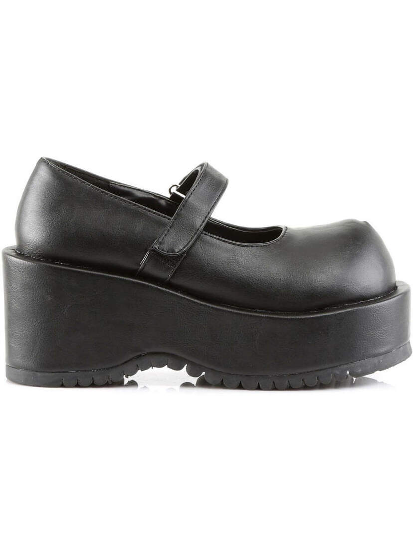 DOLLY-01 Black PU Shoes