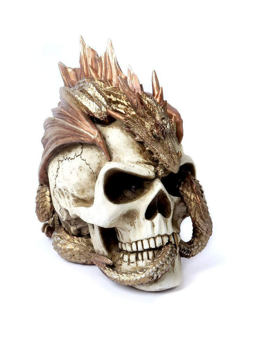 Dragon Keeper's Skull Figurine
