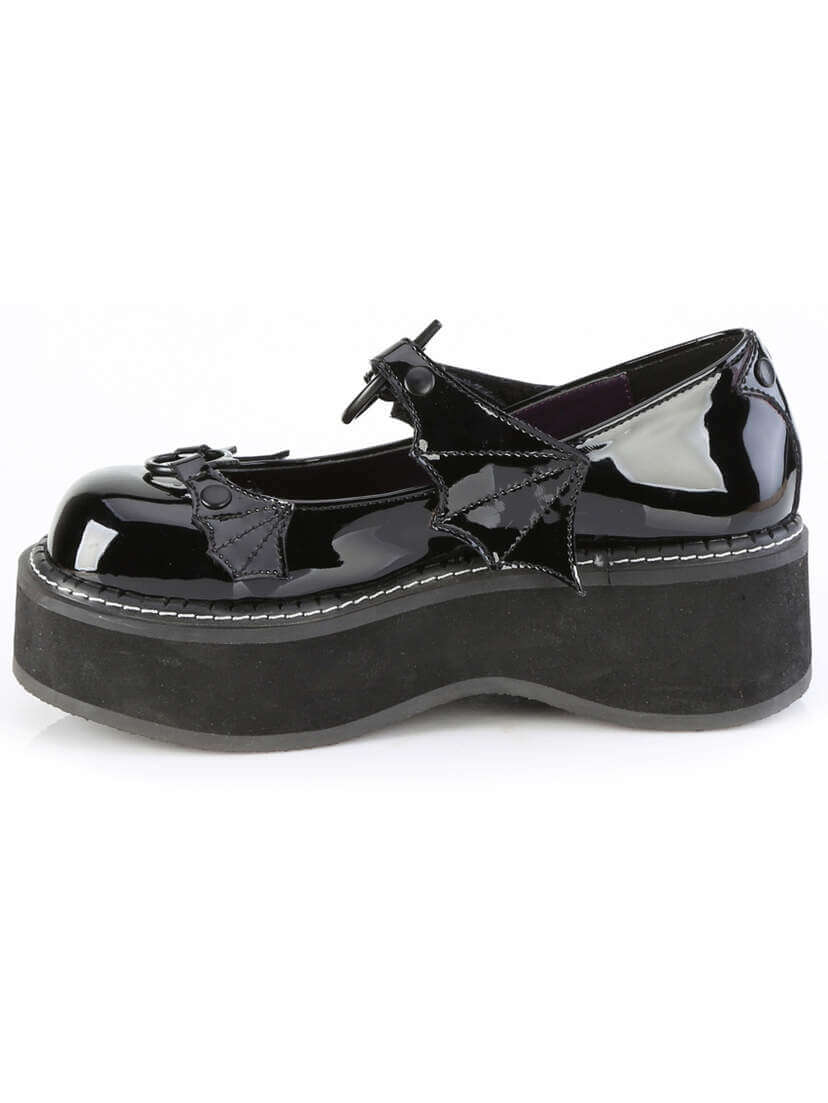 EMILY-23 Patent Maryjane Platform Shoes