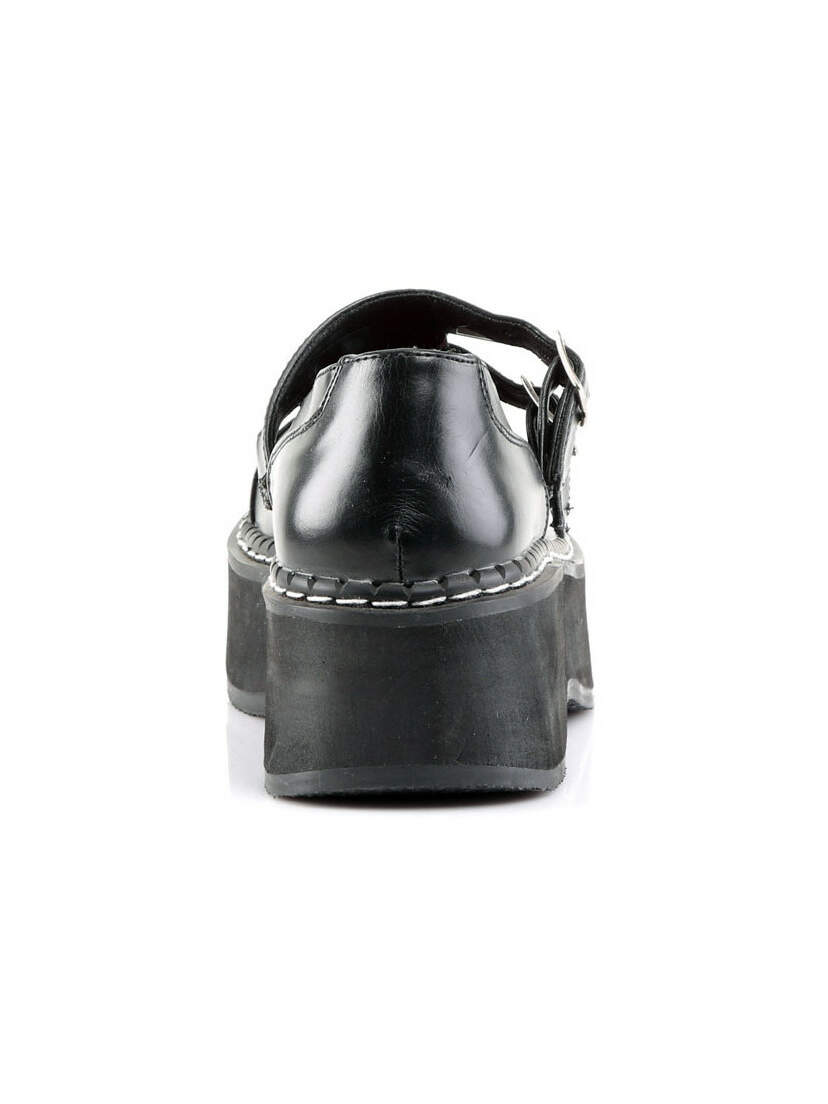 EMILY-306 Black Maryjane Shoes