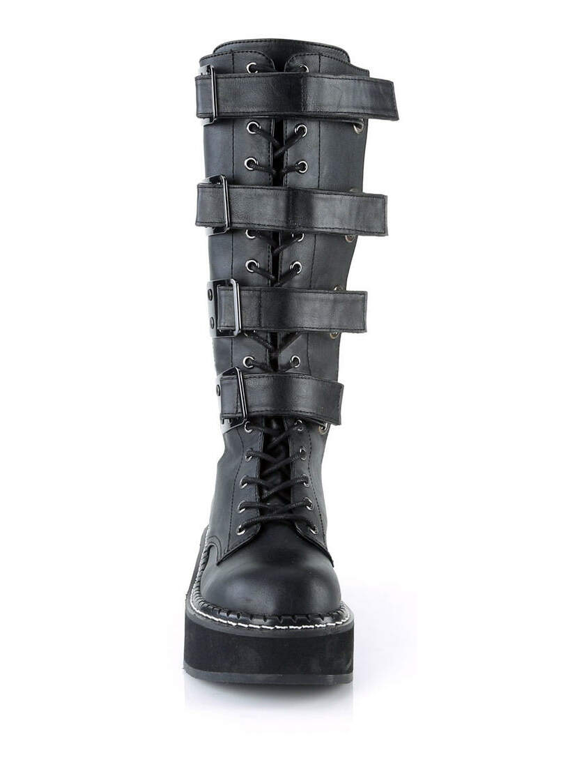 EMILY-359 Lace-up Strap boots