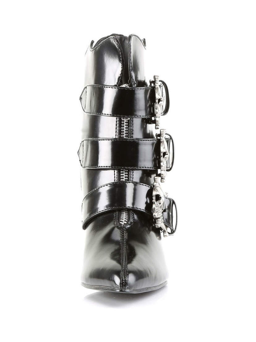 FURY-06 skull ankle stilettos